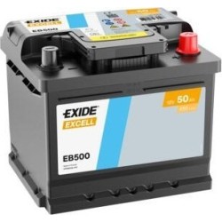 Car battery Exide EB500 12V 50Ah 450A - 1